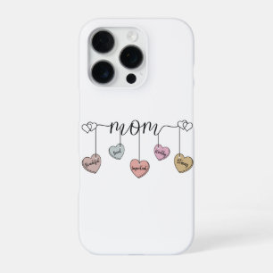 Funda Para iPhone 16 Pro Collar de corazón de mamá conmovedor: Día de la Ma