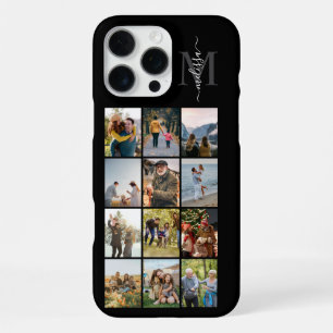 Funda Para iPhone 16 Pro Max Colograma Personalizado de 12 Fotos en Colage