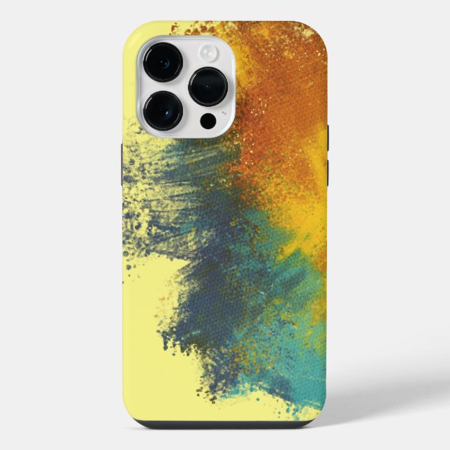 Funda Para iPhone color amarillo (Reverso )