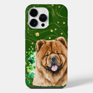 FUNDA PARA iPhone 14 PRO MAX COLOR DE AGUA ADORABLE FLUFFY CHOW CHOW DOG FACE