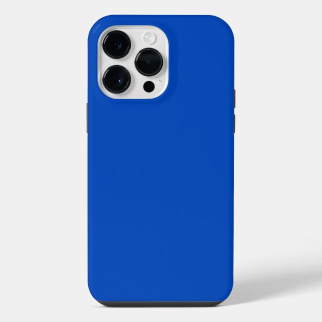 Funda Para iPhone Color de clave de croma Azul (Reverso )