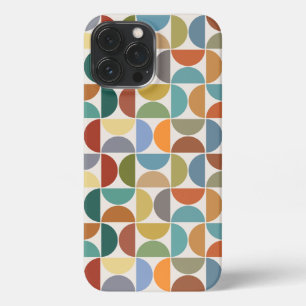 Funda Para iPhone 13 Pro Max Color del patrón de semicírculos MCM en crema