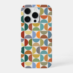 Funda Para iPhone 16 Pro Color del patrón de semicírculos MCM en crema