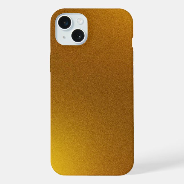 Funda Para iPhone Color dorado gradiente (Reverso )