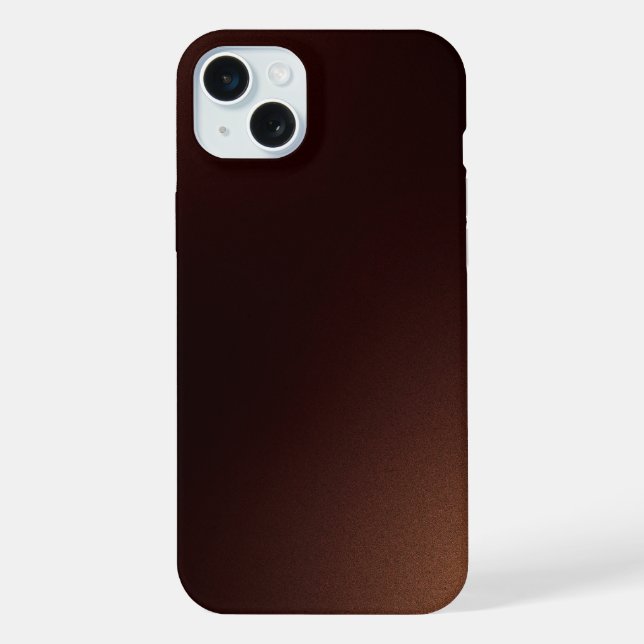 Funda Para iPhone Color marrón degradado (Reverso )