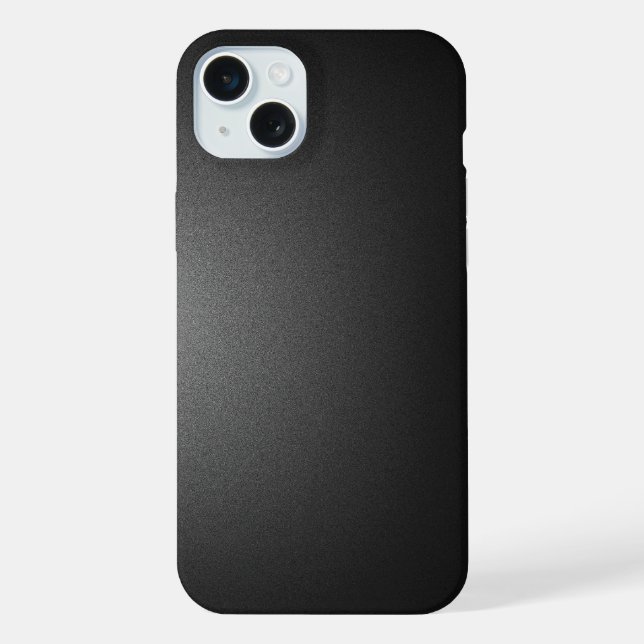 Funda Para iPhone Color negro gradiente (Reverso )