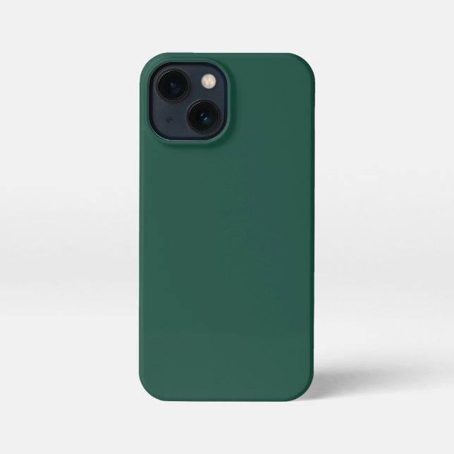 Funda Para iPhone Color sólido verde brunswick (Reverso )
