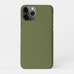 Funda Para iPhone 11Pro Color sólido verde del ejército