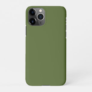 Funda Para iPhone 11Pro Color sólido verde oscuro de mosaico
