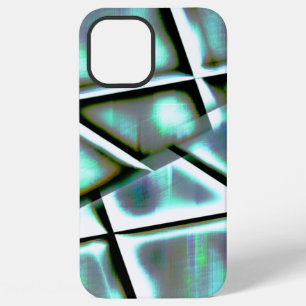 Funda Para iPhone 12 Pro Max Colores acuñados digitalmente rectángulos enmarcad