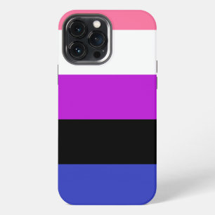 Funda Para iPhone 13 Pro Max Colores de GenderFluid Fundas para iPhone Case-Mat