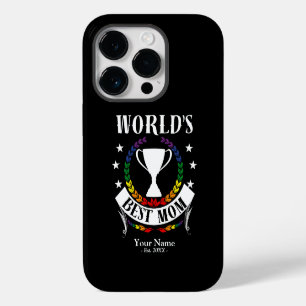 Funda Para iPhone 14 Pro Colores de la Bandera Arcoíris del Día de la Madre