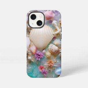 FUNDA PARA iPhone 13 MINI COLORES DE PASTEL EN UN OCÉANO CLARO