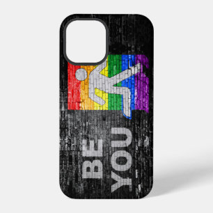 Funda Para iPhone 12 Pro Colores del panel de orgullo arcoíris de SlipperyJ