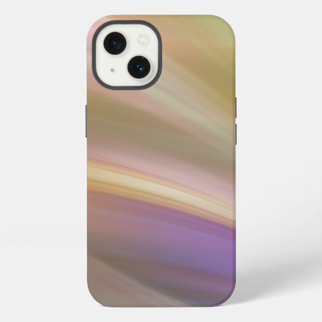 Funda Para iPhone Colores Pastel Abstracto (Reverso )