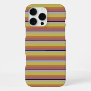 Funda Para iPhone 16 Pro Max Colores rayas vintage lindos