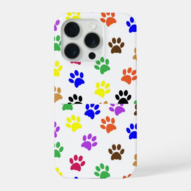 Funda Para iPhone colorful cat paws phone case (Reverso )
