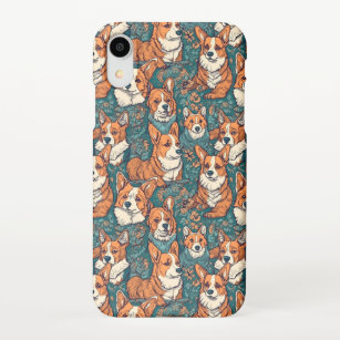 Funda Para iPhone XR Colorful Corgi Dog Pattern - Perfect for Dog Love