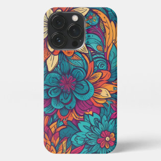 Funda Para iPhone 13 Pro Colorful Flower Iphone Case