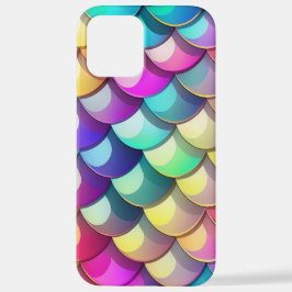 Funda Para iPhone 12 Pro Max Coloridas escalas de sirena