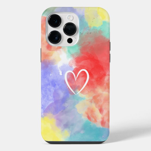 Funda Para iPhone Coloridas salpicaduras de color (Reverso )