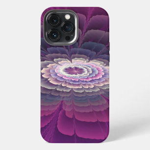 Funda Para iPhone 13 Pro Max Colorido Floral Abstracto Arte Fractal Rosa Impact