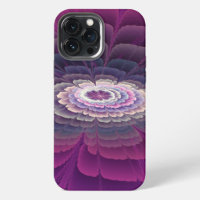 Colorido Floral Abstracto Arte Fractal Rosa Impact
