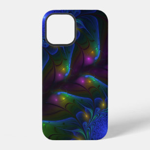 Funda Para iPhone 12 Colorido Luminoso Abstracto Moderno Trippy Fractal
