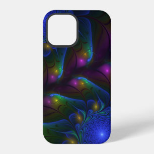 Funda Para iPhone 12 Pro Colorido Luminoso Abstracto Moderno Trippy Fractal