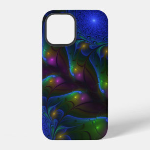 Funda Para iPhone 12 Colorido Luminoso Abstracto Moderno Trippy Fractal