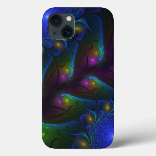 Colorido Luminoso Abstracto Moderno Trippy Fractal