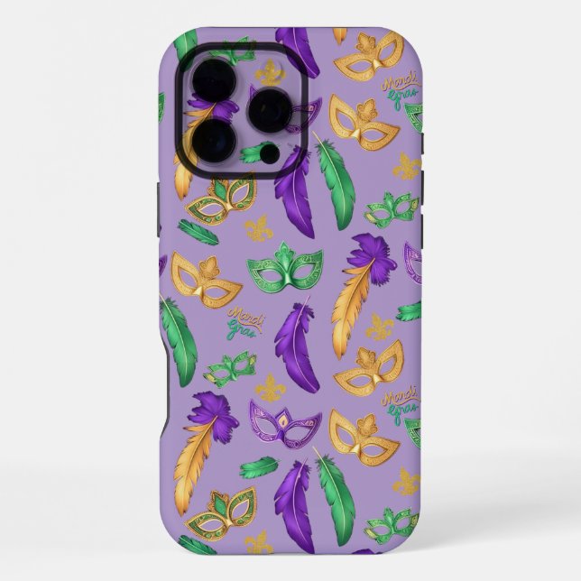 Funda Para iPhone Colorido Mardi Gras con estampado (Reverso )