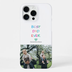 Funda Para iPhone 16 Pro Max Colorido "Mejor Papá del Mundo" – Regalo Divertid