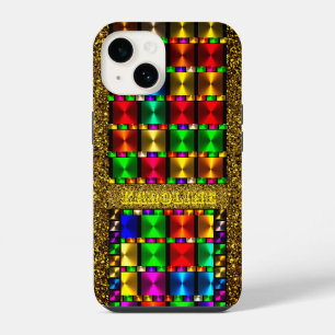 Funda Para iPhone 14 Colorido Moderno Elegante