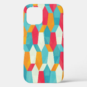 Funda Para iPhone 12 Colorido Mosaico, Patrón Artístico Sin Marea.