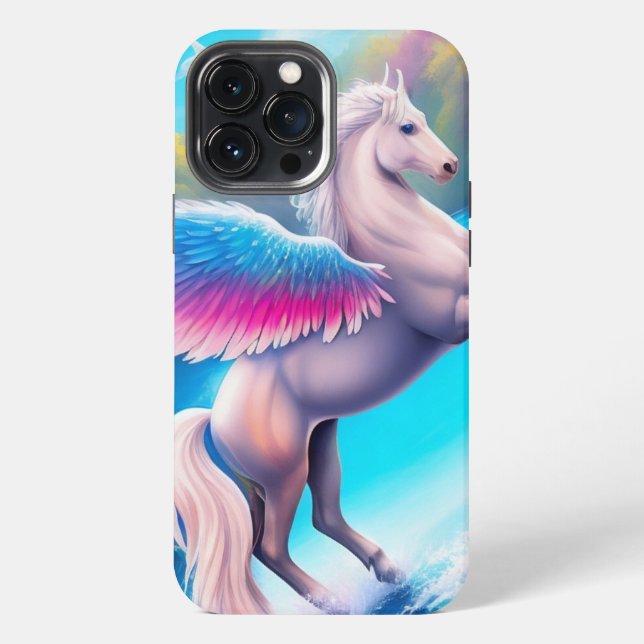 Funda Para iPhone Colorido Pegasus (Reverso )
