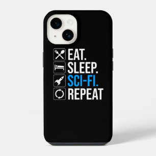 Funda Para iPhone 14 Comer Dormir Ciencia Ficción Repetir