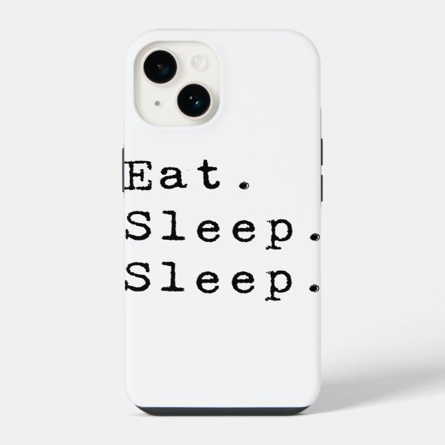 Funda Para iPhone Comer Dormir Dormir (Reverso )