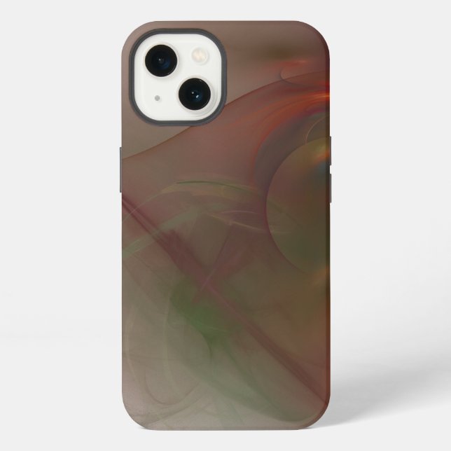 Funda Para iPhone Cometa del lobo arte abstracto (Reverso )