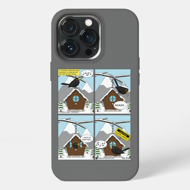 Funda Para iPhone Cómic de Seguridad Primero (Reverso )