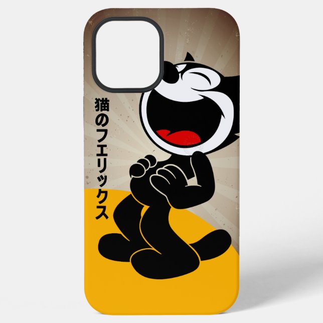 Funda Para iPhone Cómics Dibujos Animados Gato (Reverso )