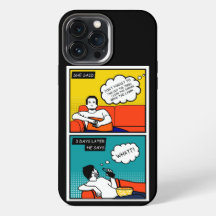 Comics Geek Rugged de color azul naranja