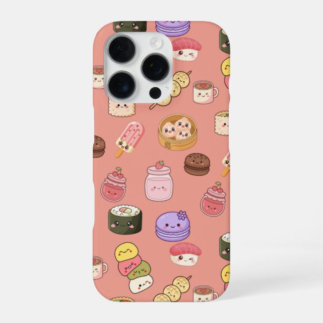 Funda Para iPhone Comida coreana  (Reverso)
