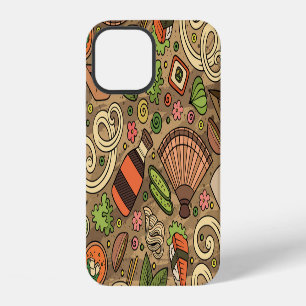 Funda Para iPhone 12 Comida de Japón: Mano corta