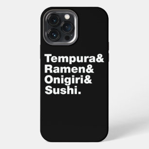 Funda Para iPhone 13 Pro Max Comidas Japonesas Tempura & Ramen & Onigiri & Sush