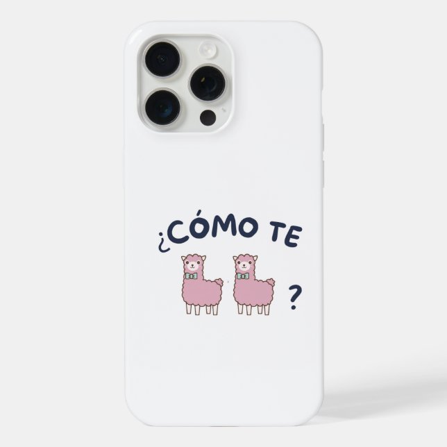 Funda Para iPhone Cómo te llamas (Reverso )