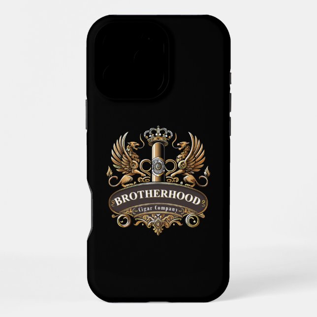 Funda Para iPhone Compañía de Puros Brotherhood (Reverso )
