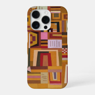 Funda Para iPhone 16 Pro Compensación, Arte Geométrico Inspirado en Kandins