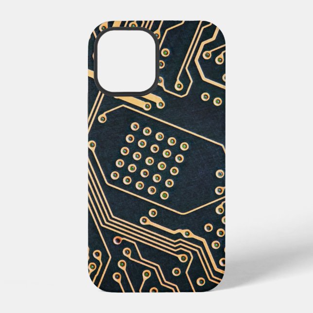 Funda Para iPhone Componentes electrónicos, cierre de tarjeta de com (Reverso )
