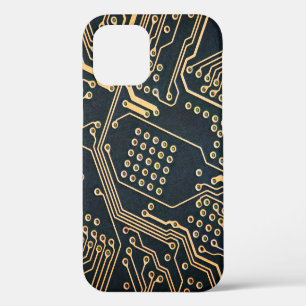 Funda Para iPhone 12 Componentes electrónicos, tarjeta de computadora p
